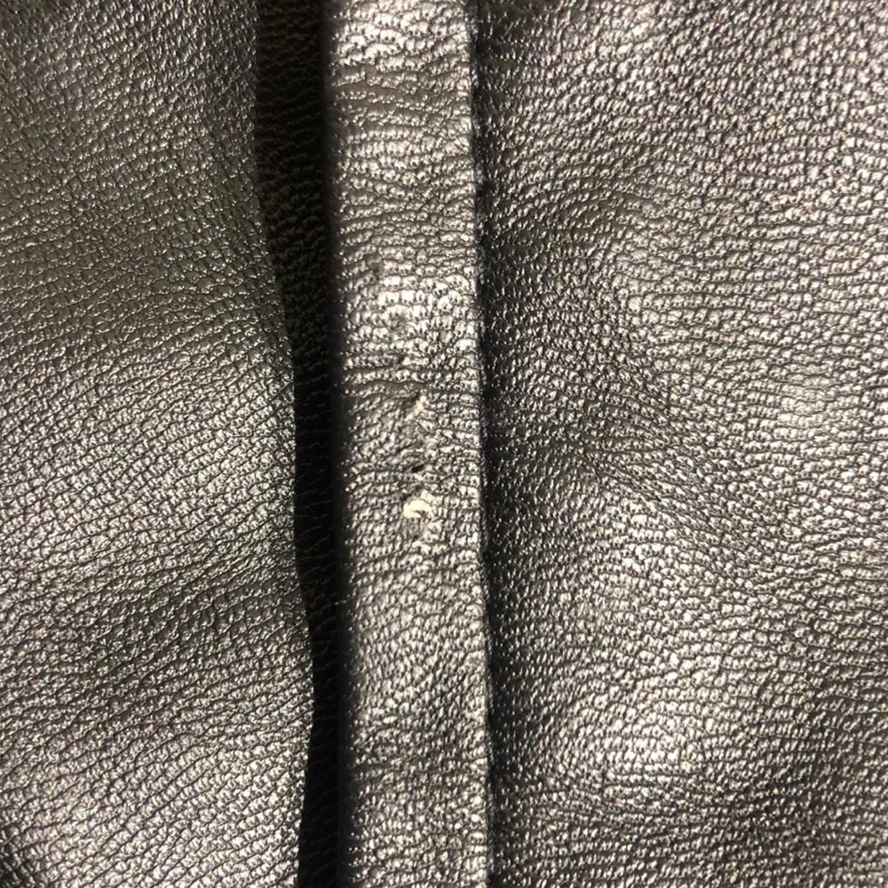 Faux leather cropped jacket - Picture 5 of 5